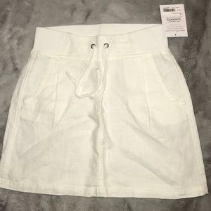 NWT Athleta White Linen Skirt - Size 2
